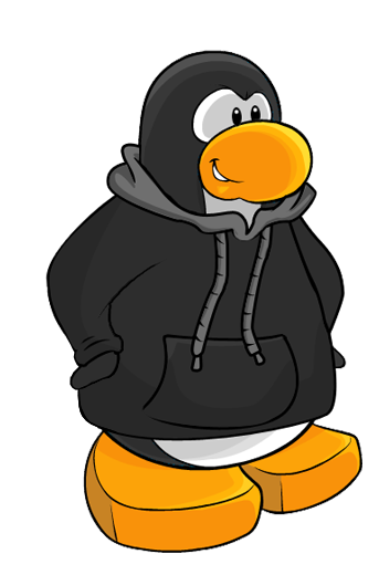 Black Hoodie Club Penguin Enjoy Free Shipping