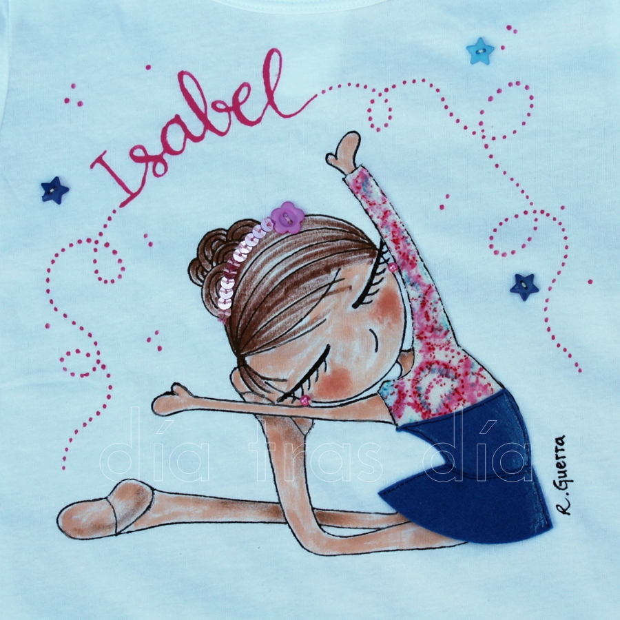 Camiseta personalizada gimnasia