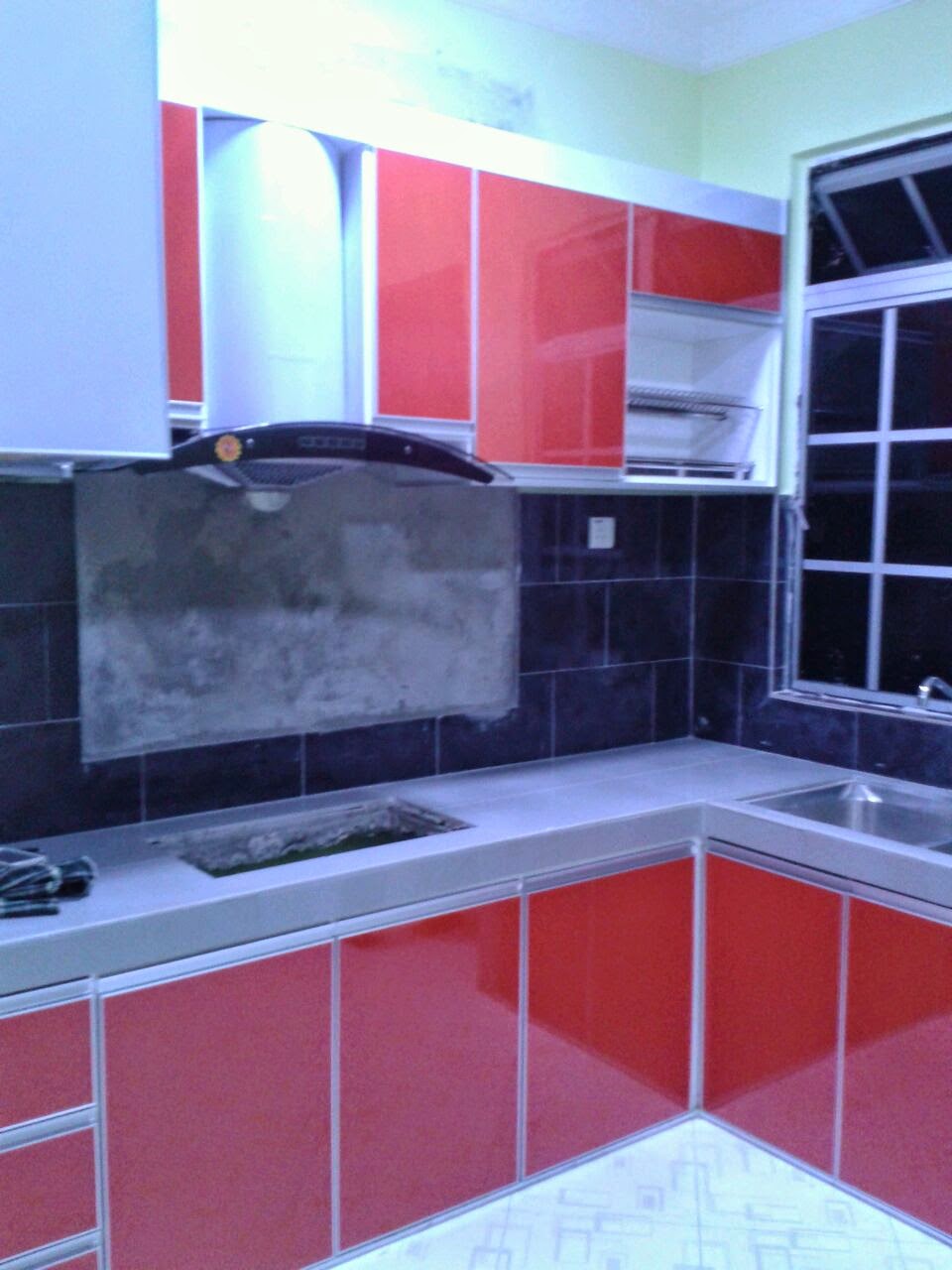 I Home Deco KC 5 Dapur Melamine Formica Red & White