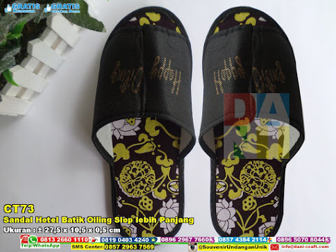 Sandal Hotel Batik Oiling Slop Lebih Panjang