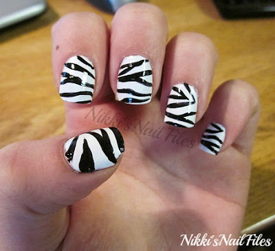 Animal Mania: I love zebra. | Nikki'sNailFiles