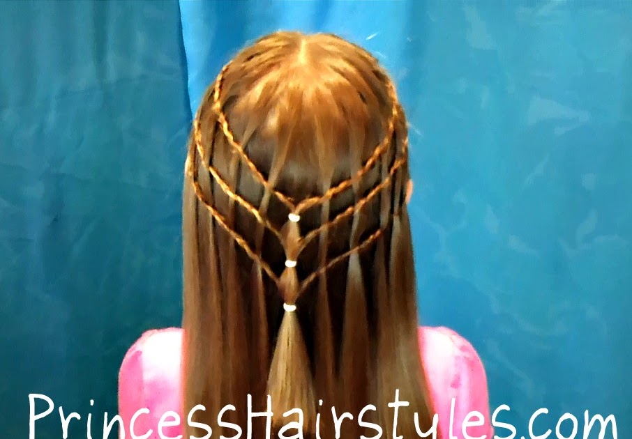 Waterfall Braid Triple Braided Cheat Hairstyle Hairstyles For
