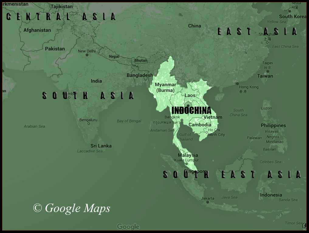 MAP OF INDOCHINA