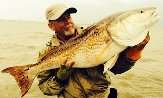 David Fields fishing the Americas Delta Redfish