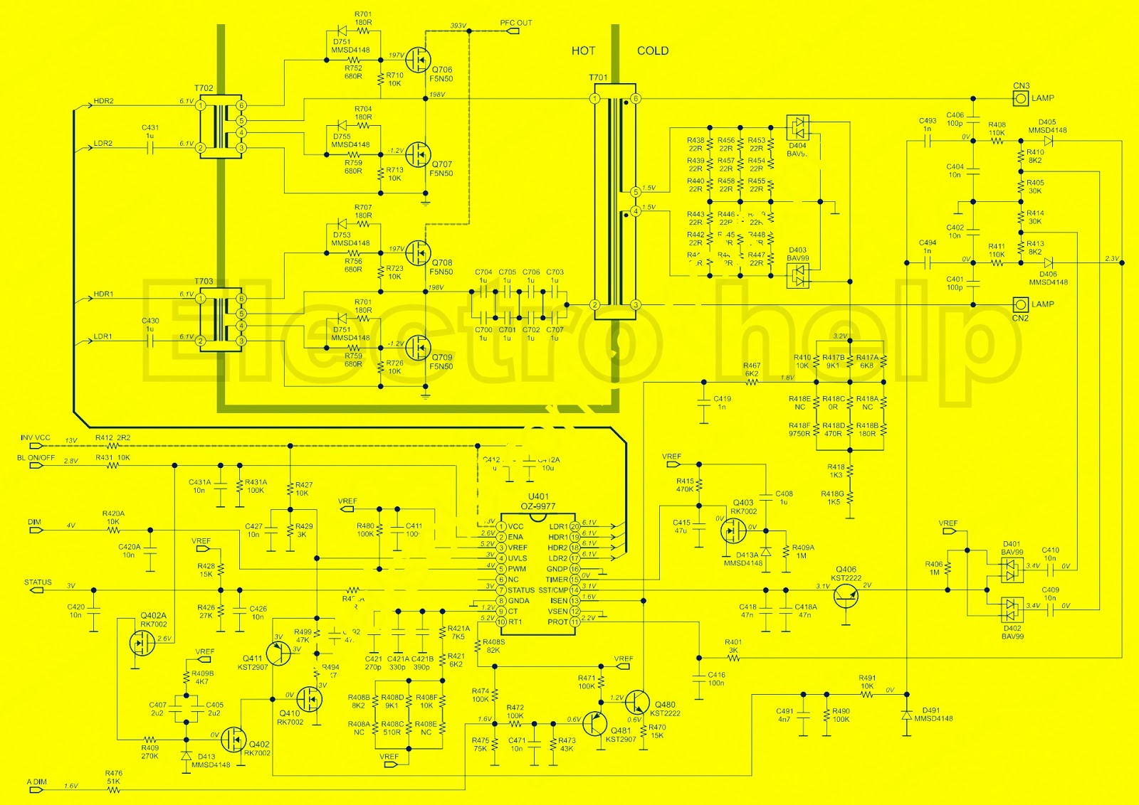 Electro Help  Philips 40pfl3605 Lcd Tv Smps  Power Supply