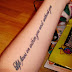 Lovely Short Love Quotes Tattoos