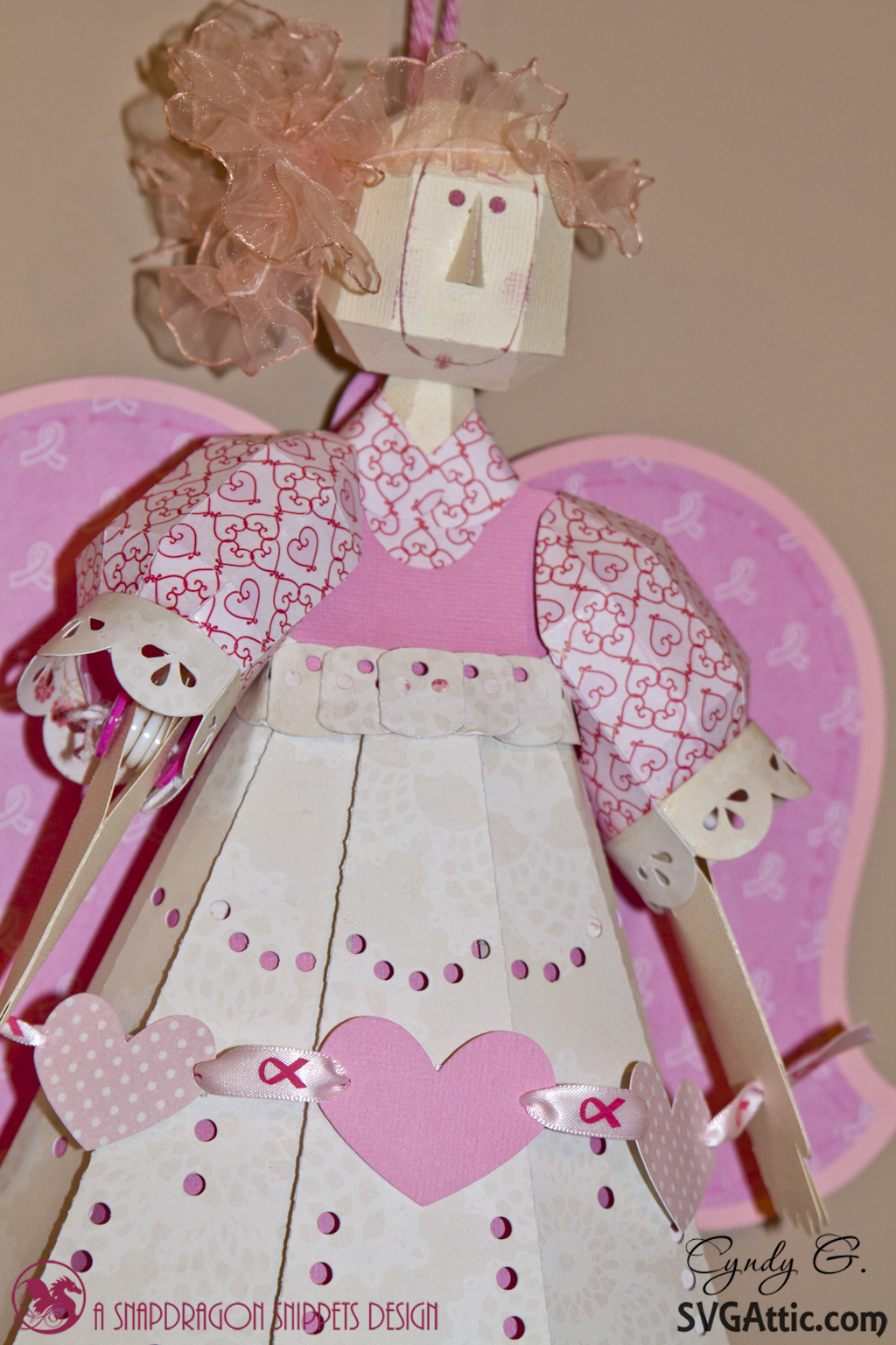 Puppet Cancer Angel SVG Attic Blog: Breast Cancer Angel ~ with Cyndy G