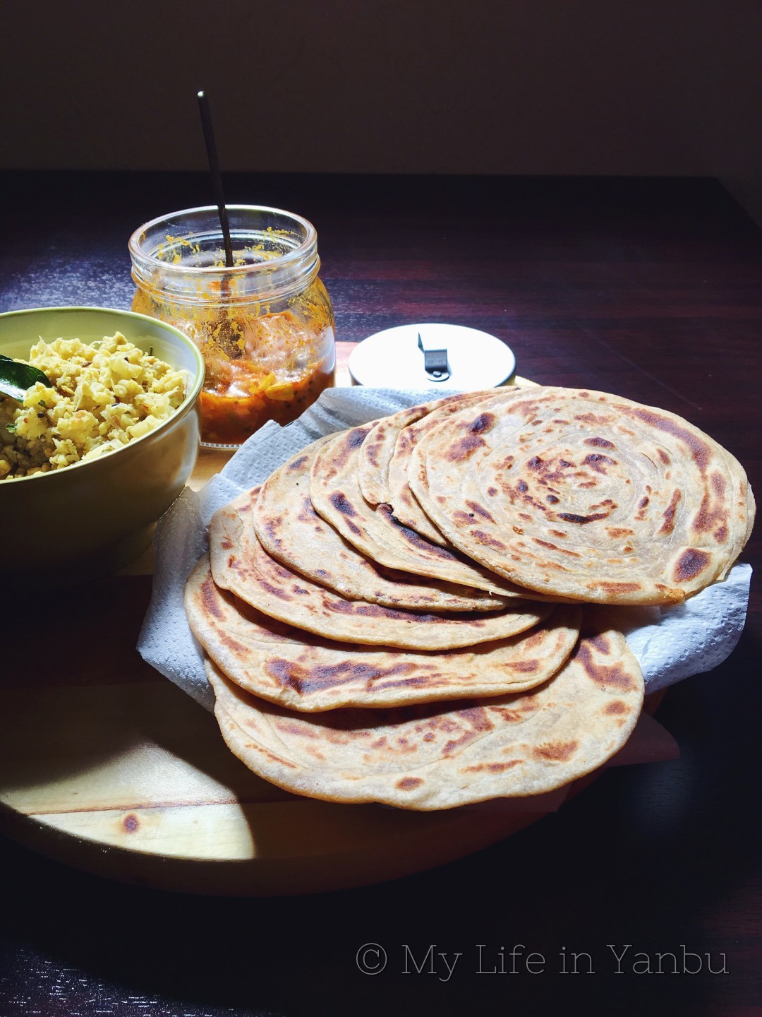 Coconut Milk Tahini Flatbread (Savoury)