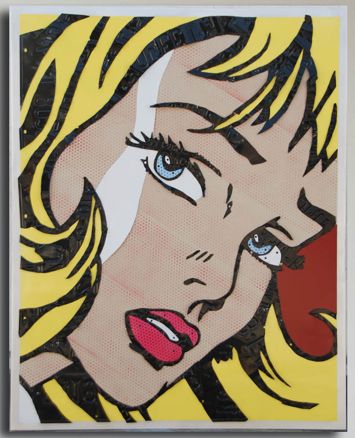 Roy Lichtenstein's Girl With Hair Ribbon by Michael Kalish