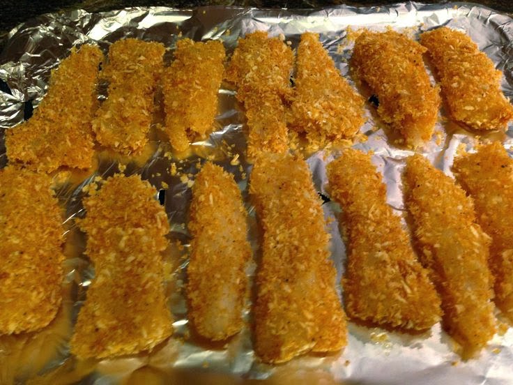 Boots Up Y'all : Baked Panko Crusted Cod Sticks