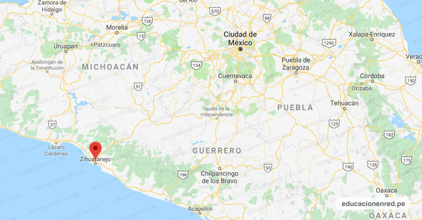 Temblor en México de Magnitud 4.6 (Hoy Jueves 13 Agosto 2020) Sismo - Epicentro - Zihuatanejo - Guerrero - GRO. - SSN - www.ssn.unam.mx
