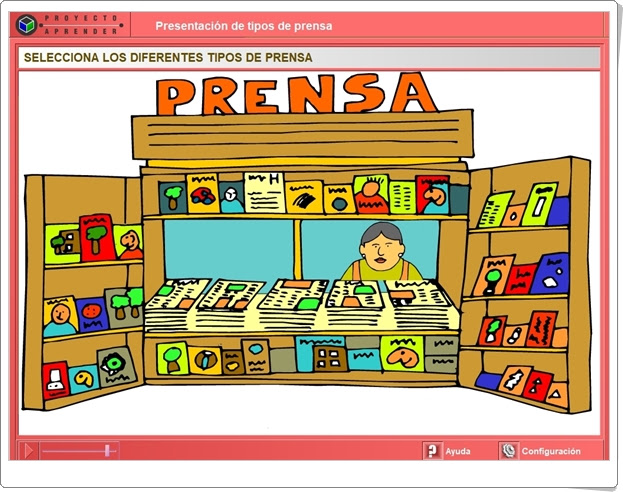 "Tipos de prensa" (Medios de comunicación de 1º y 2º de Primaria)