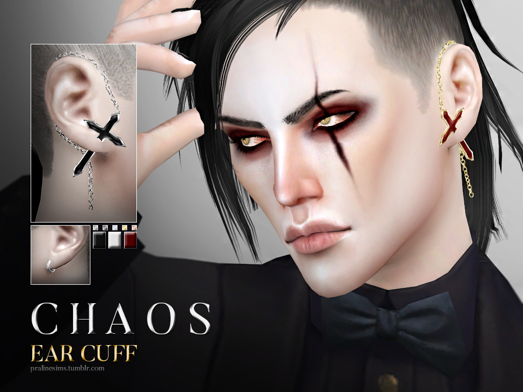 Sims 4 CC's The Best Ear cuff by Pralinesims