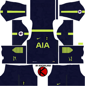 Tottenham Hotspur Kits 2017/2018 - Dream League Soccer