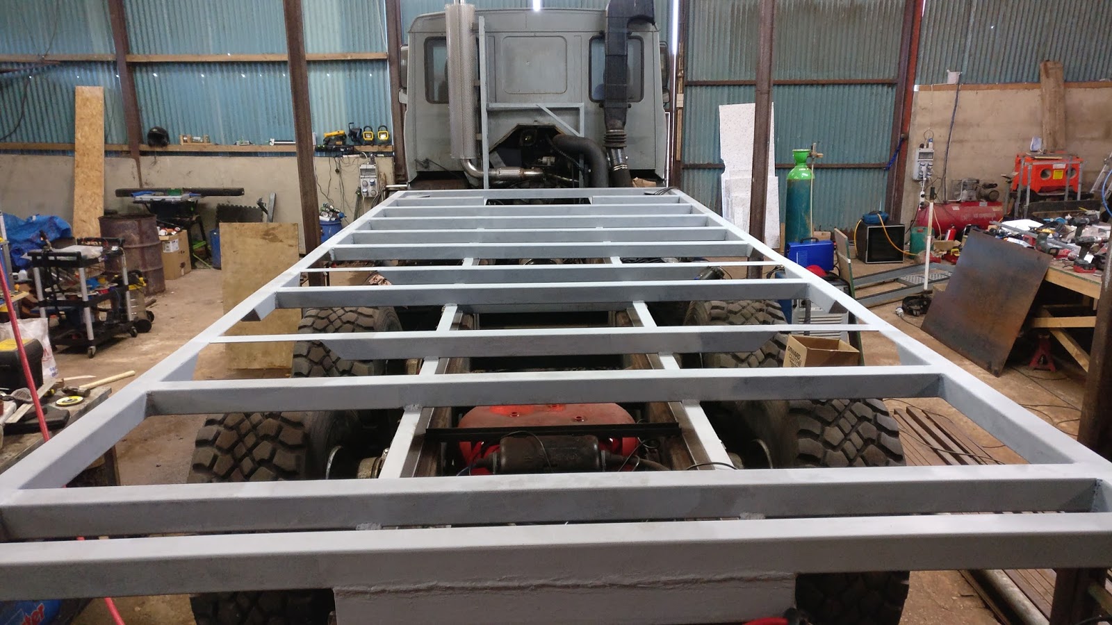 Tatra Overland Truck Build The Frame Painted