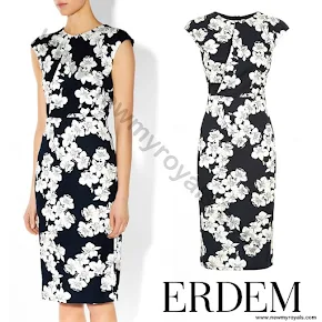 Countess Sophie of Wessex wore ERDEM Analena Dress