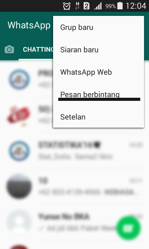 2 Cara Mengatasi Chat Di Whatsapp Yang Tenggelam Android Dan Internet