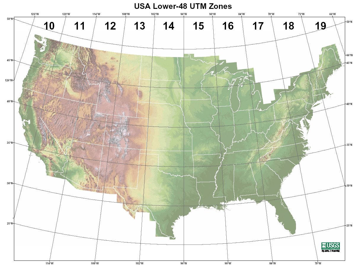 utm zone map utm zone map