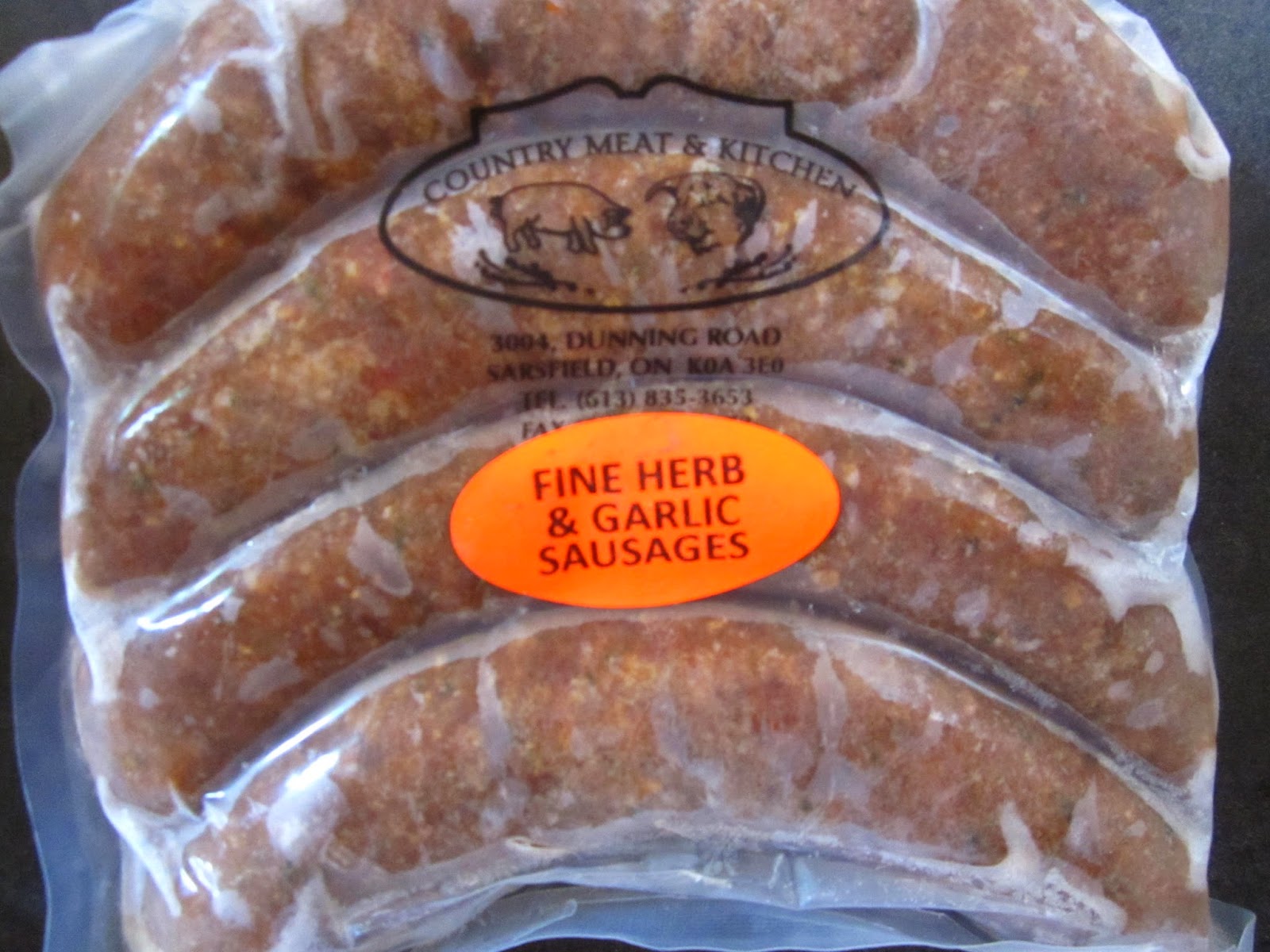 Cold Hands Warm Earth OvenBaked Venison Sausages