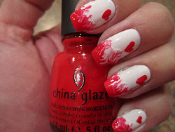 nail french nails valentine pictues marble colorsplash