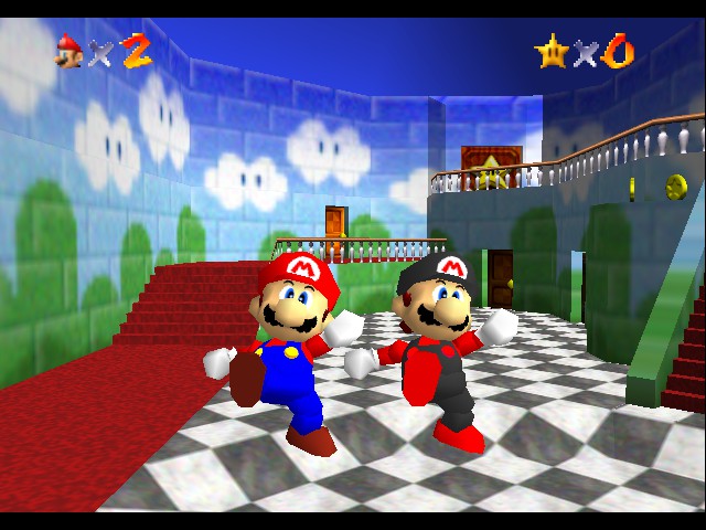 Juega Super Mario 64 con dos jugadores
