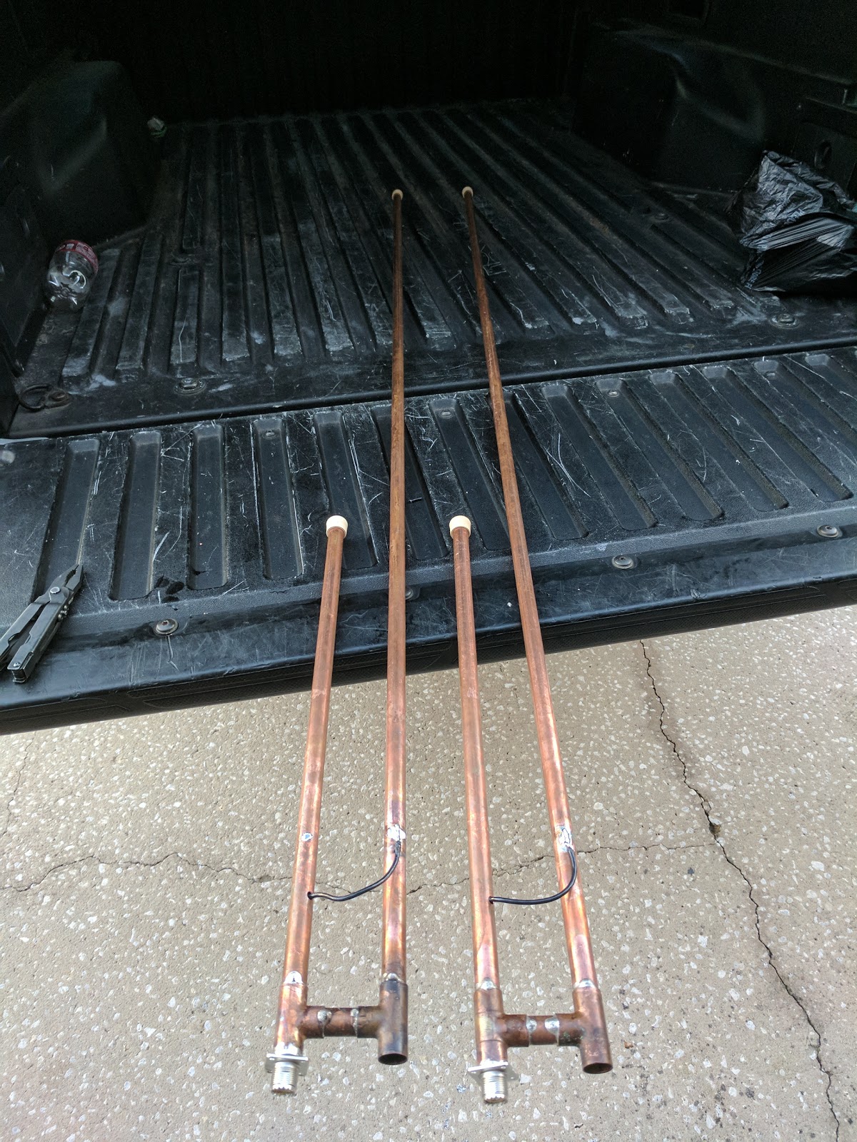 DualBand Copper Pipe JPole it's MAGIC!