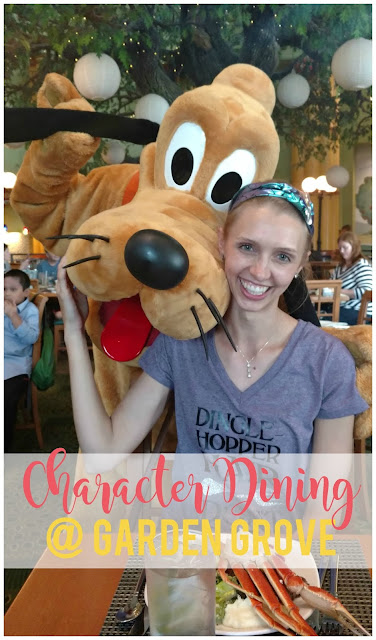 Experience the magic of Disney by going to a character dining restaurant at the Garden Grove restaurant at the WDW Swan and Dolphin Resort in FL.
