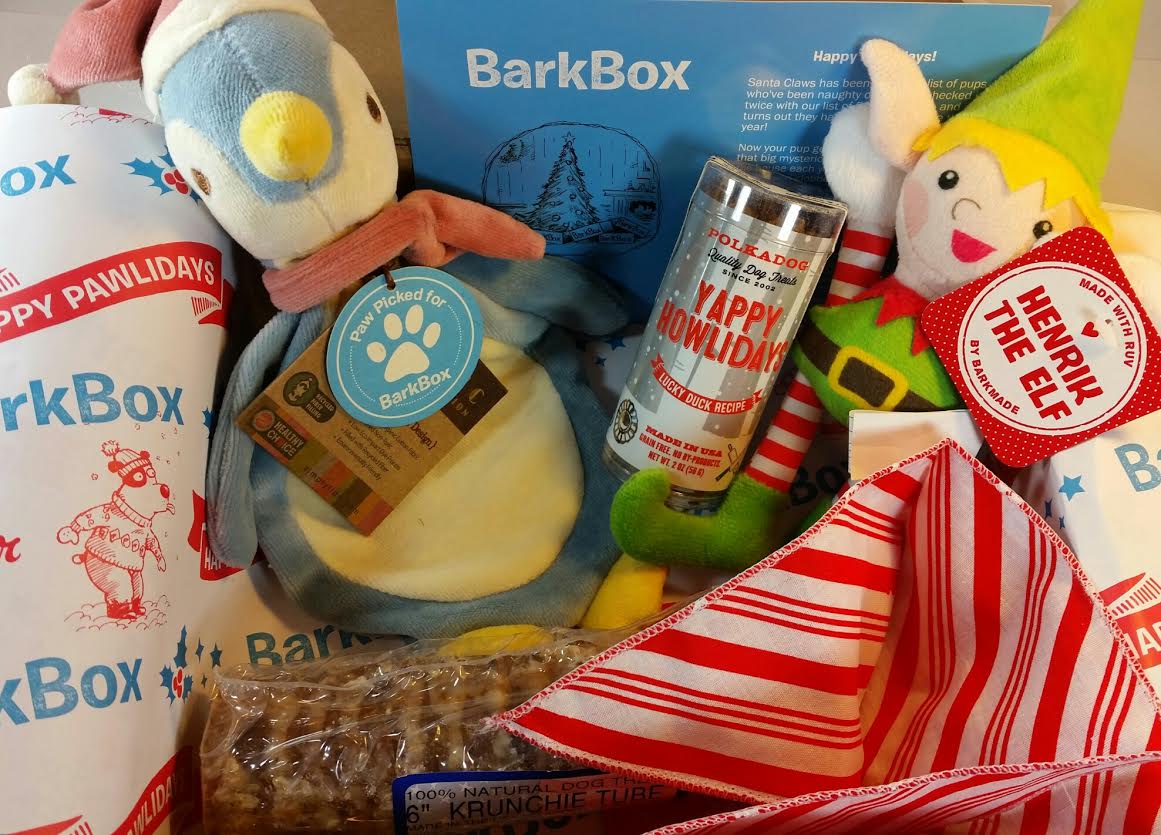 barkbox maple syrup toys inside