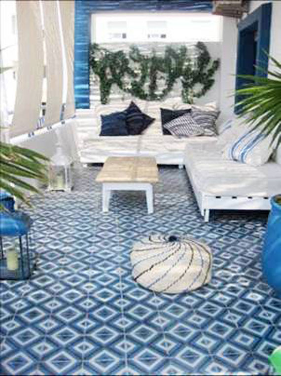 adorned abode archive: Practical and Pretty: Moroccan Floor Tiles