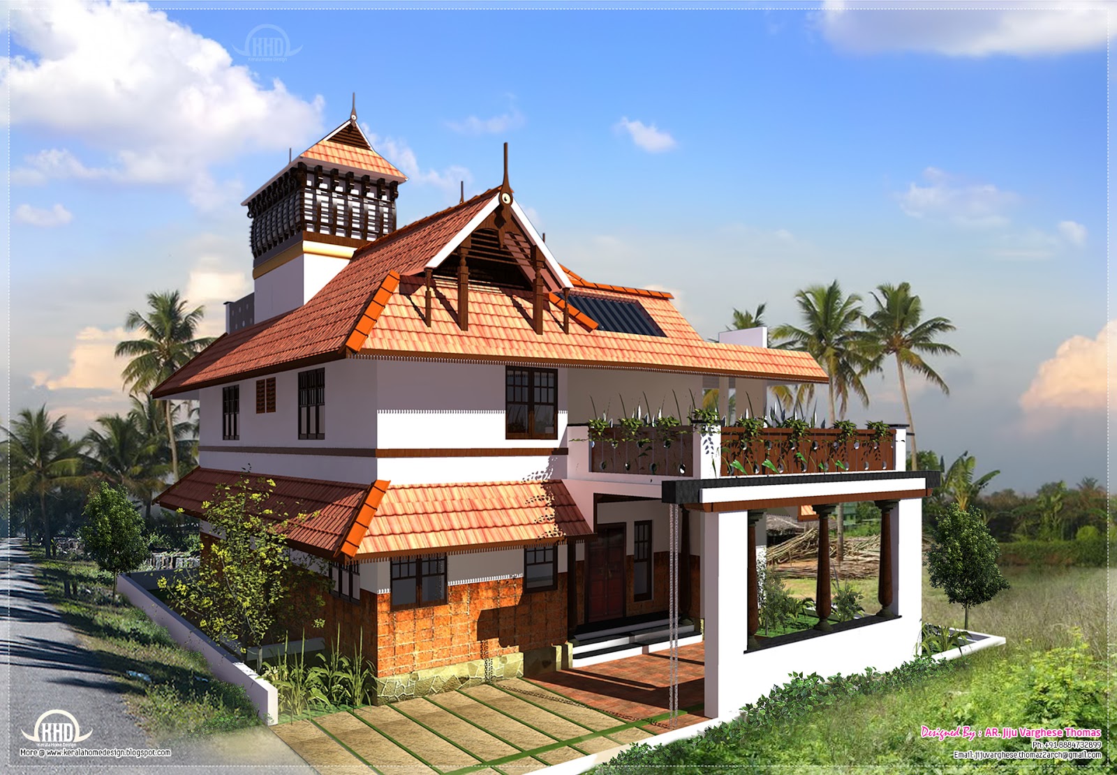 Kerala Traditional home in 2000 square feet | Home Kerala Plans