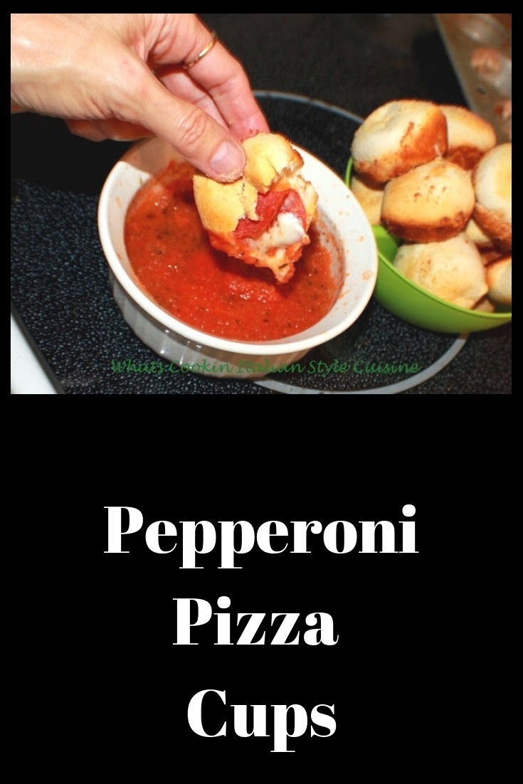 Pepperoni Pizza Cups What's Cookin' Italian Style Cuisine