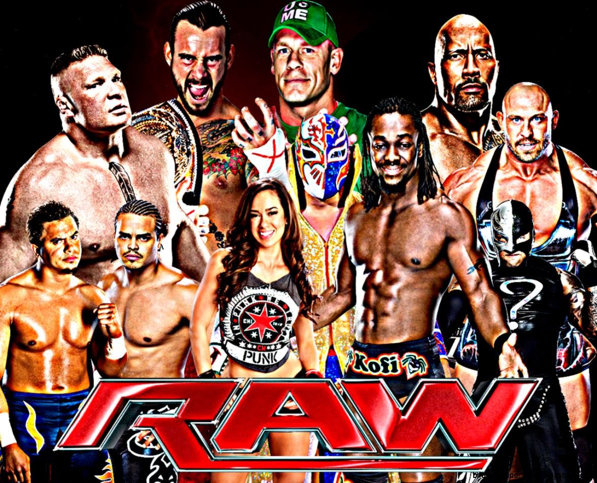 WWe Raw Superstars Wallpaper