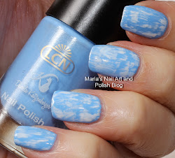 nail brush dry stroke clouds cat polish