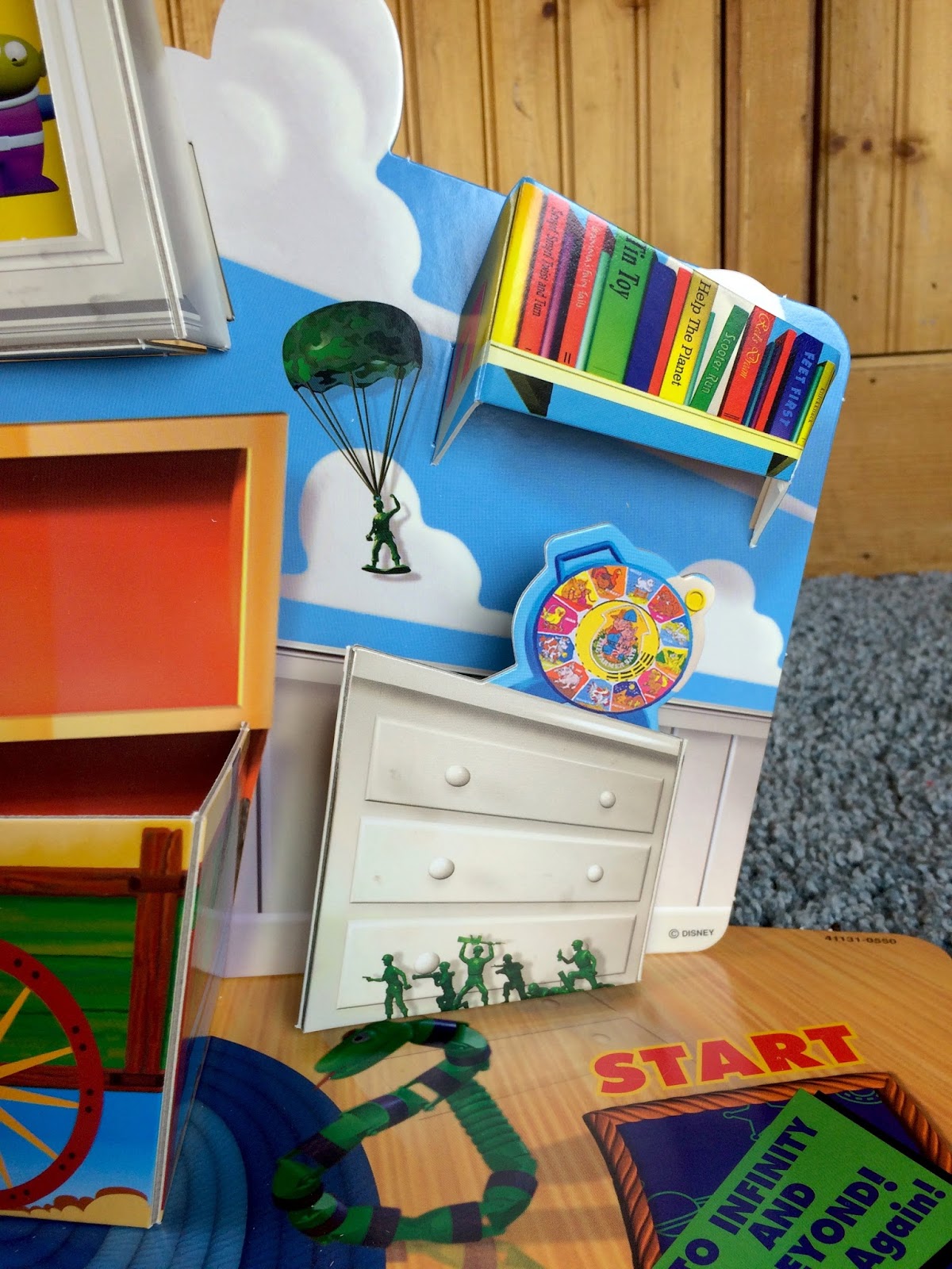 Dan the Pixar Fan Toy Story "Toys Awaaaay!" Board Game