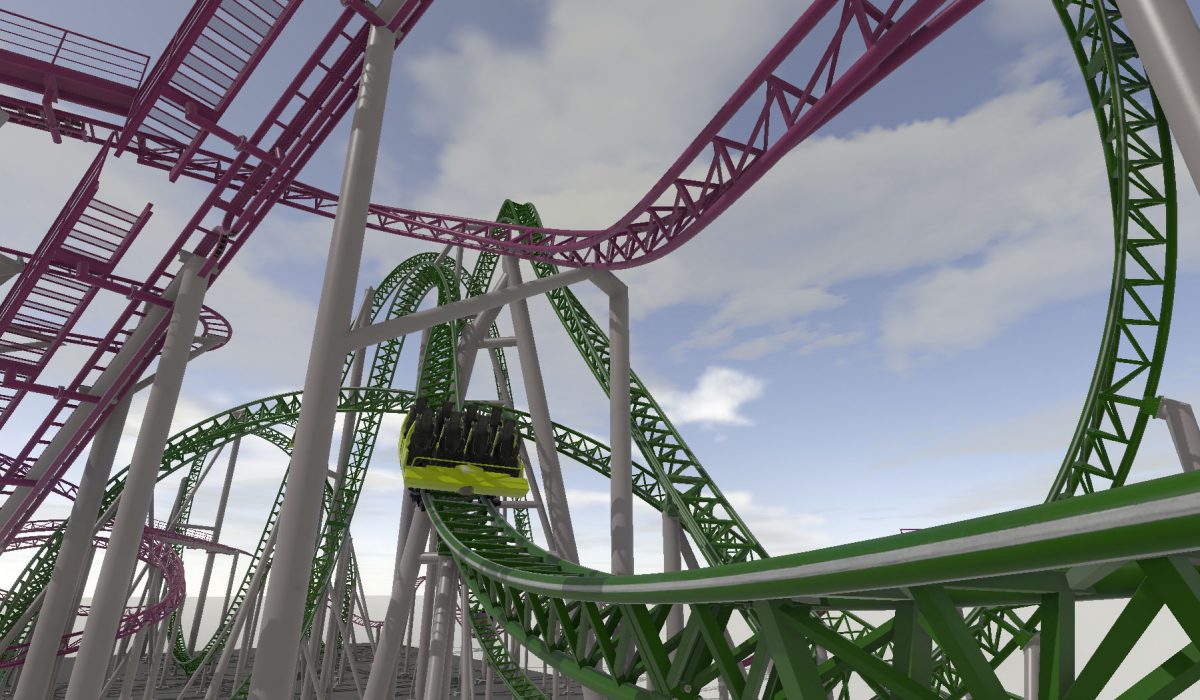 NickALive! Two WorldRecord Roller Coasters Coming To Nickelodeon