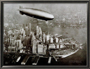 Zeppelin in volo su New York