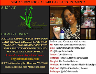 SHOP AT THE HIS GARDEN NATURALS' STORE