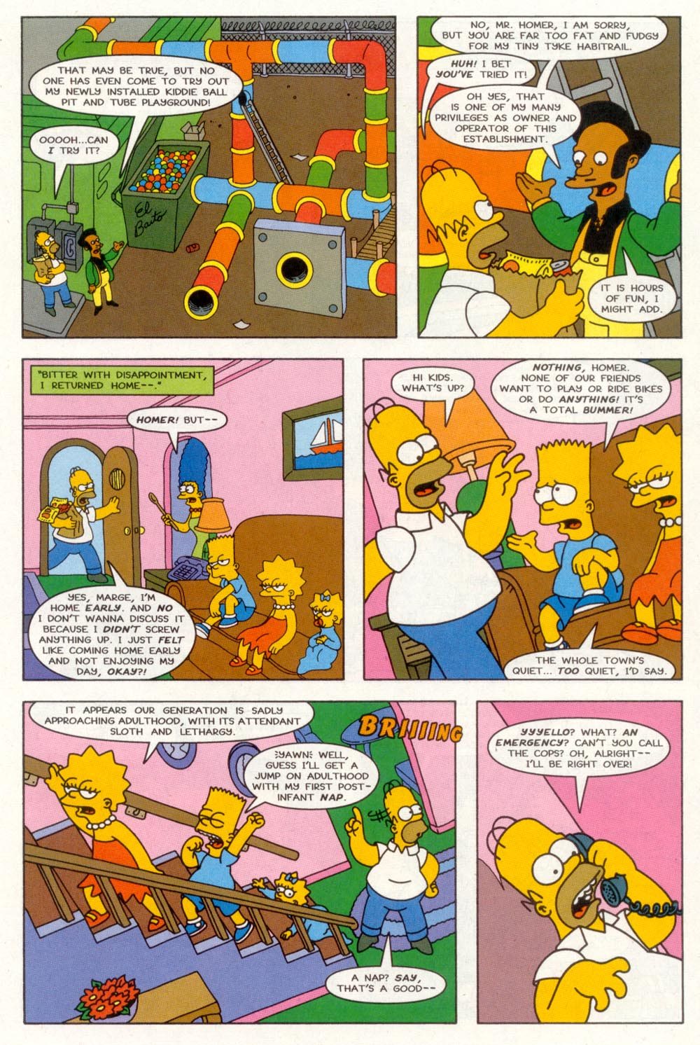 Bart Simpsons Treehouse Of Horror 003 1997 - Read Bart Simpsons ...
