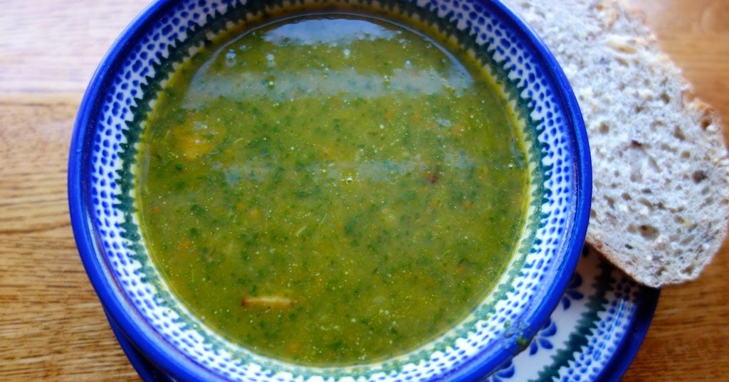Farm Fresh Feasts Simple Green Soup (Not Really a Recipe)