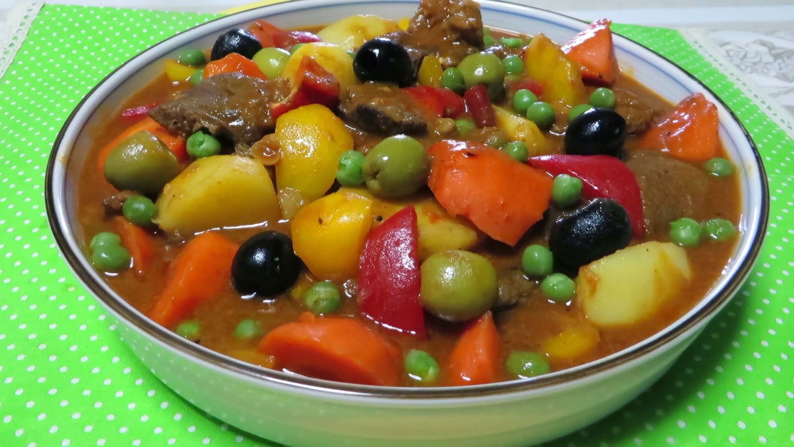 Cooking" "Spicy Beef Caldereta"