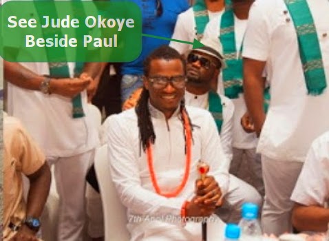 jude okoye at paul wedding