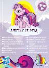 My Little Pony Wave 9 Amethyst Star Blind Bag Card
