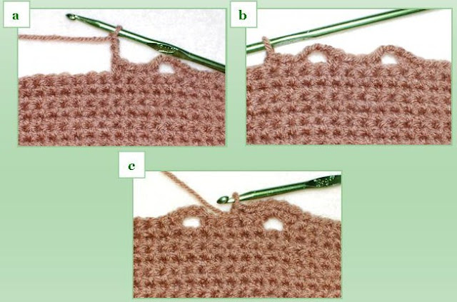 Crochet Button Loops