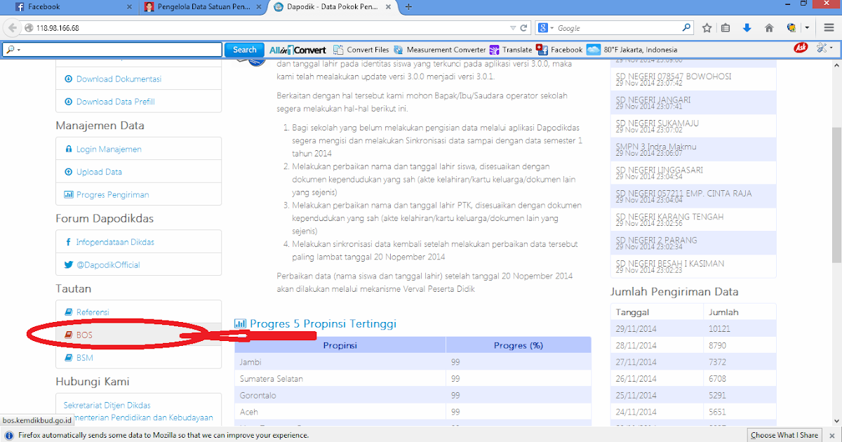 Cara Lapor Penggunaan Dana BOS Online