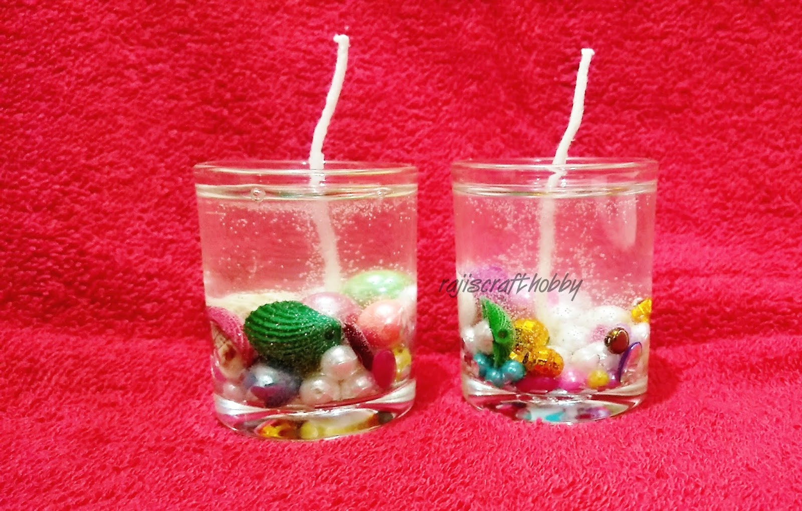 Raji's Craft Hobby Make Your Own Ocean Gel Candles