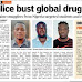 Photos: India Police bust global drug racket, arrests 7 Nigerian businessmen