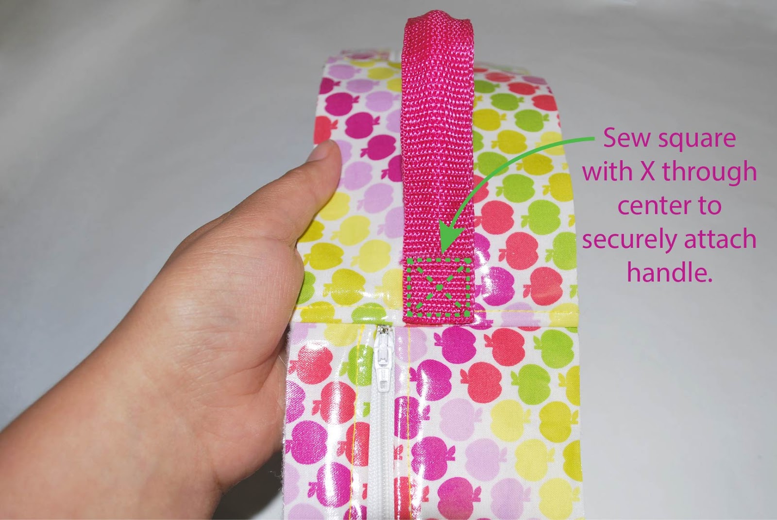 Apple Free Lunch Box Sewing Pattern and Tutorial The Cottage Mama