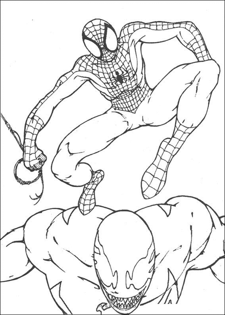 Spiderman Coloring Pages Free for Kids >> Disney Coloring Pages