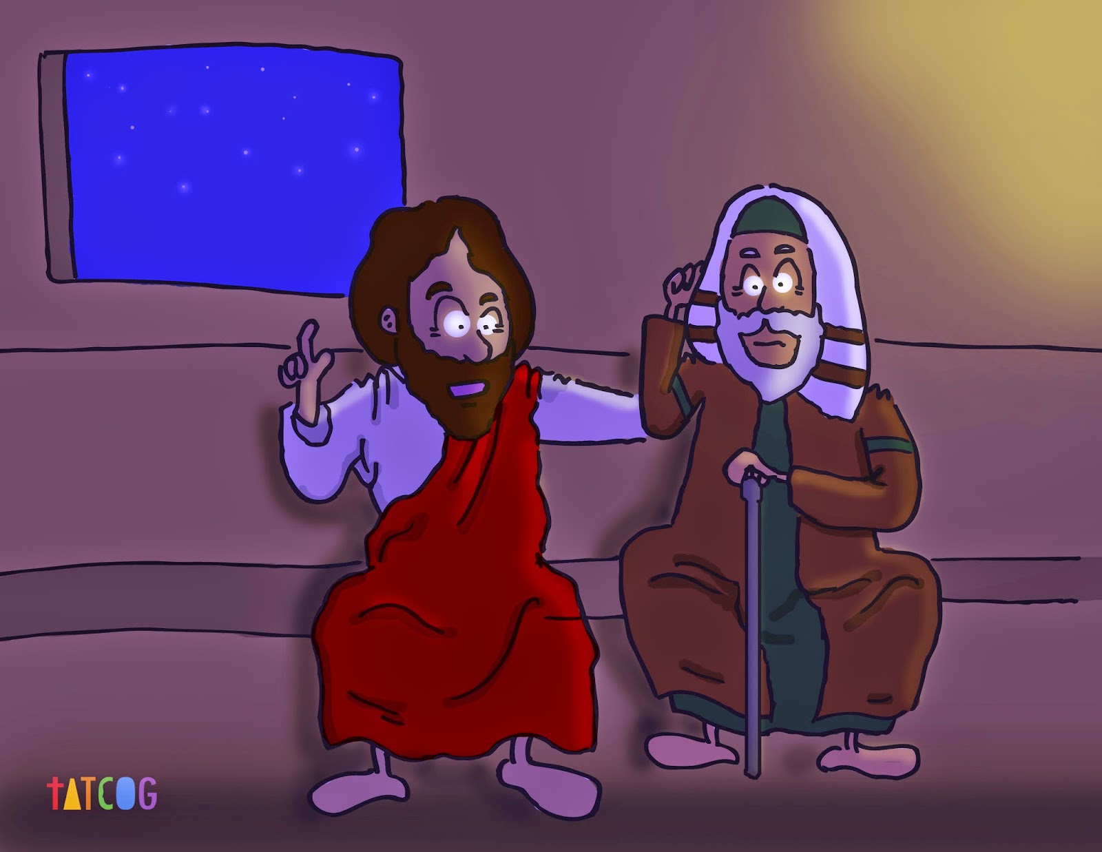 clipart jesus and nicodemus - photo #17