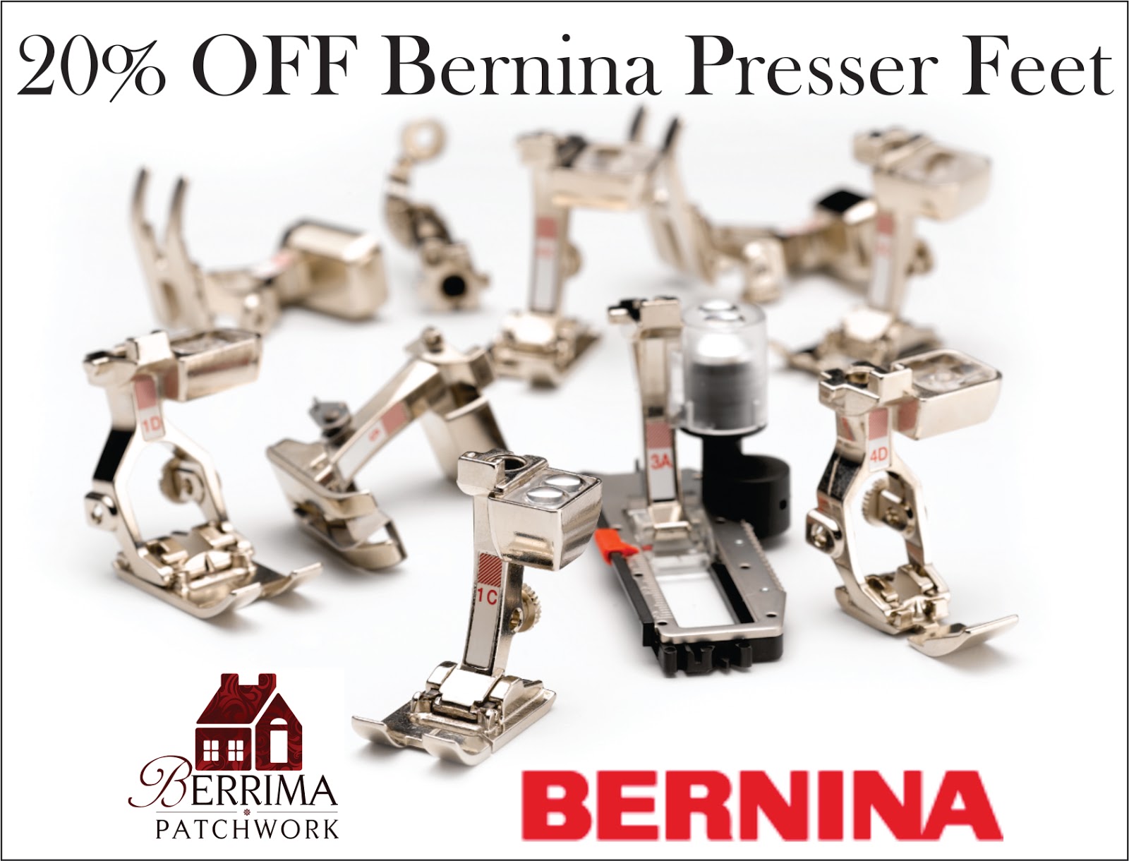 Berrima Patchwork Blog Bernina 20 Off Feet Sale